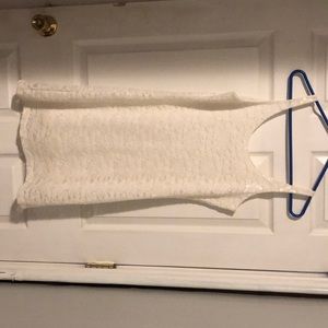 White body con dress